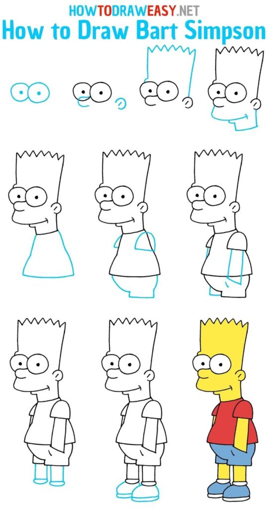 Master The Art Of Drawing The Simpsons With Step-By-Step Guide